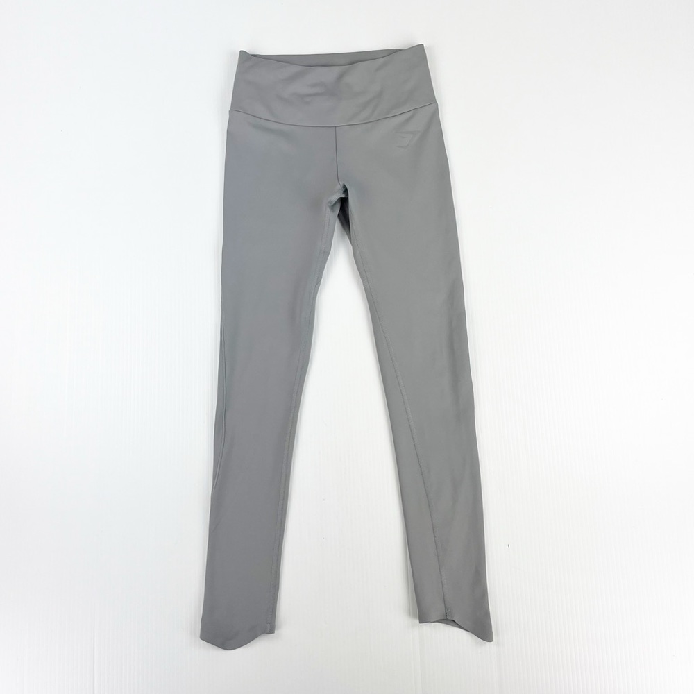Gymshark Smoky Gray Polyester Stretch Training Speed Athletic Leggings Pants